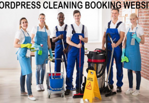 9100I will build wordpress cleaning booking website